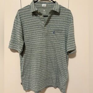 Johnnie-O Men's Kiwi Neese Striped Polo Men’s Size Medium EUC